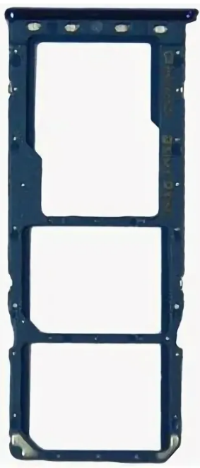 Контейнер SIM для Samsung A750F Синий