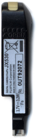 Крышка аккумулятора Fujifilm JX530 Черный