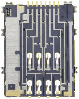 Коннектор SIM для Samsung S5250