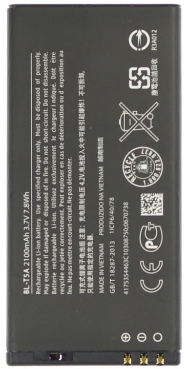 Аккумулятор для Microsoft Lumia 550 BL-T5A