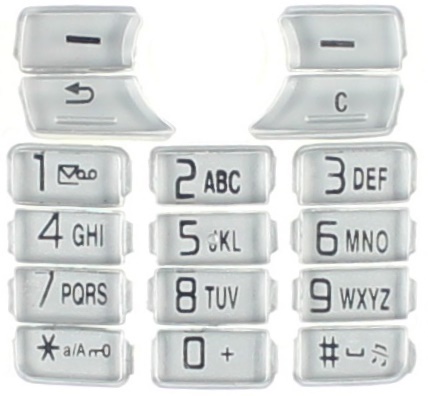 Клавиатура Sony Ericsson K700 Серебристый