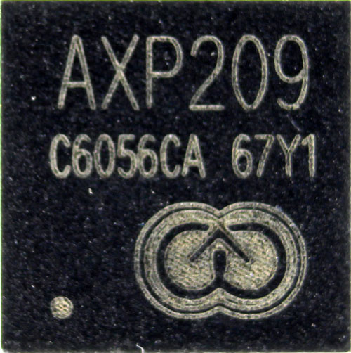 Контроллер питания и зарядки AXP209