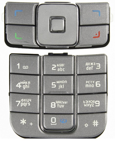 Клавиатура Nokia 6270 Серебристый