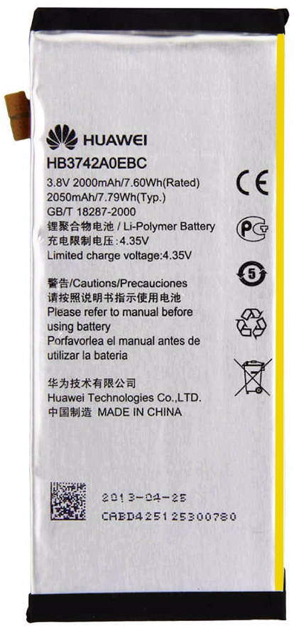 Аккумулятор Huawei P6 HB3742A0EBC