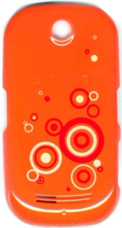 Задняя крышка для Samsung S3650 Corby Оранжевый