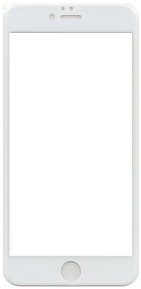 Защитное стекло для iPhone 6 Plus Белый