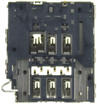 Коннектор SIM Samsung A800F