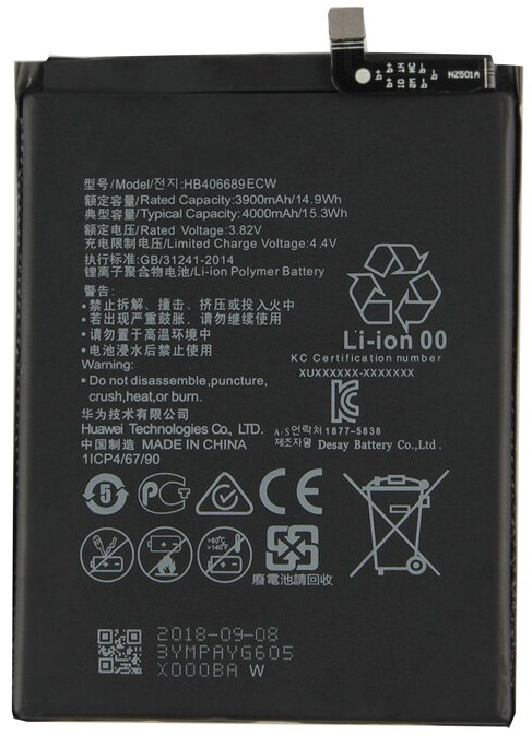 Аккумулятор для Huawei Honor 9C HB396689ECW ГАРАНТИЯ 3 МЕСЯЦА