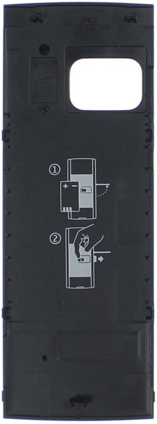 Задняя крышка для Nokia X6 Черный