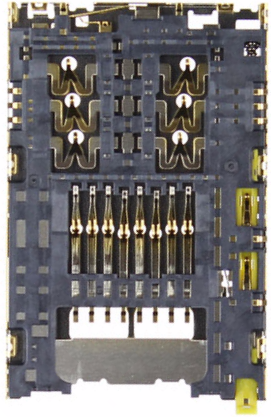 Коннектор SIM+MMC для Sony E6653/ E6853/ E6553