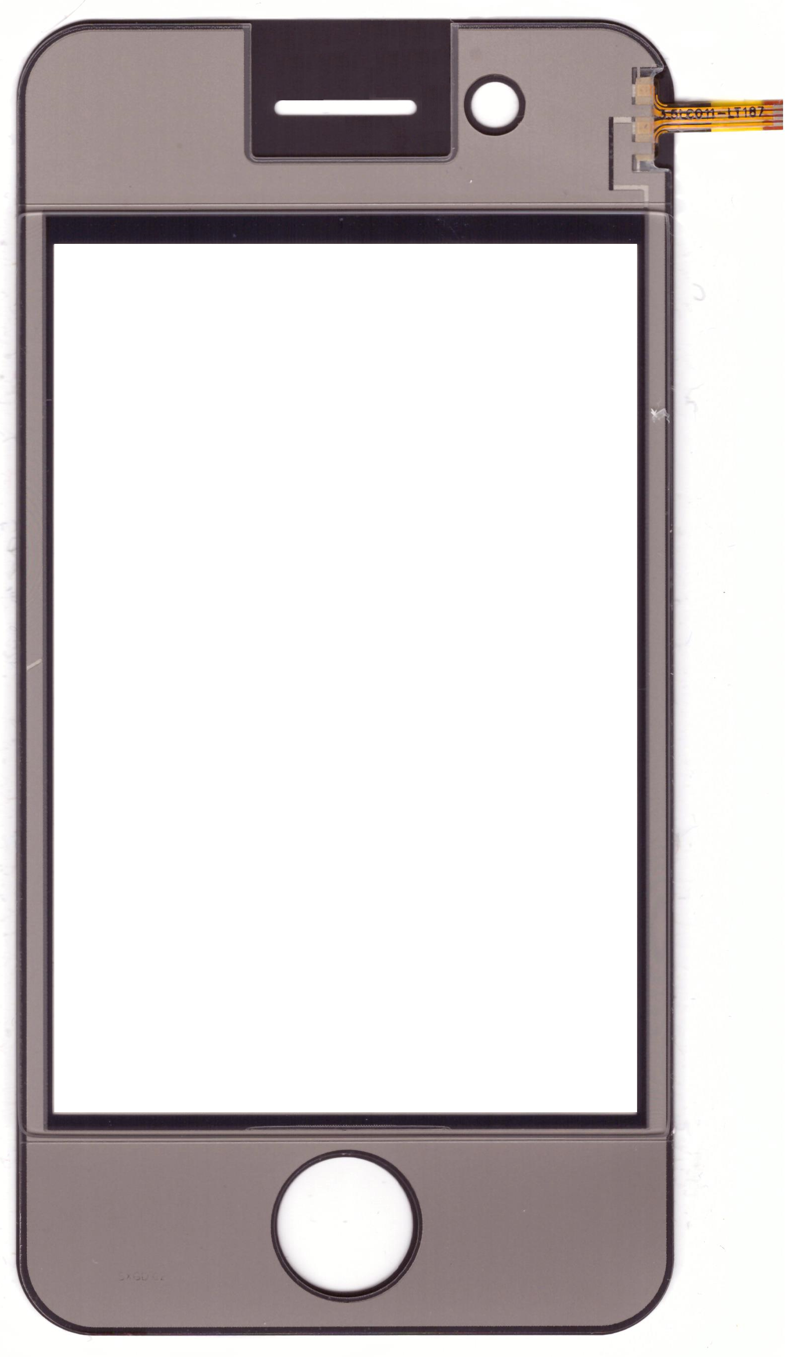 Тачскрин для китайского телефона iPhone 4Gs Размер 11155*56 P/N 35LC011-LT187 Под коннектор