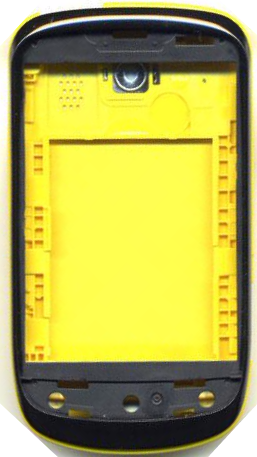Корпус Samsung S3850 Черно-желтый