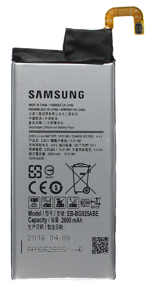 Аккумулятор для Samsung G925F EB-BG925ABE Гарантия 3 месяца