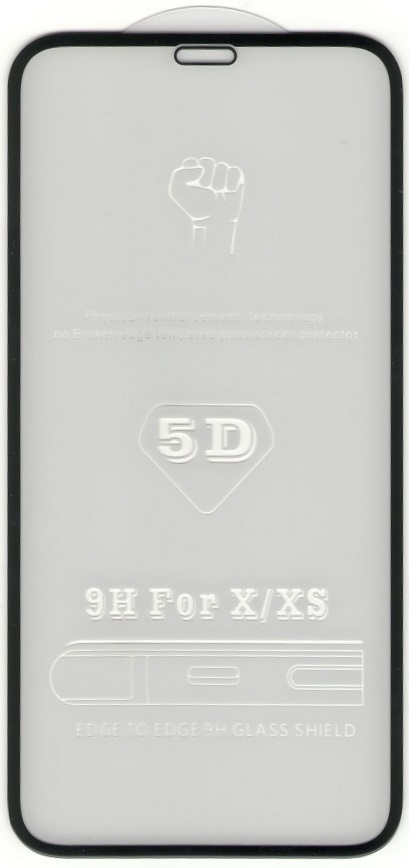 Защитное стекло для iPhone X Черный