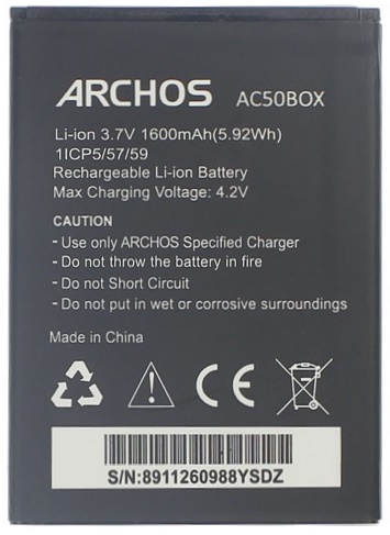 Аккумулятор для Archos 50b Neon