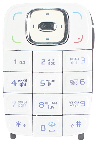 Клавиатура Nokia 6131 Белый