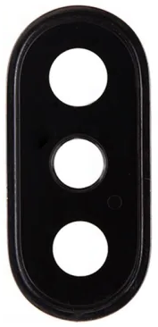 Стекло камеры для iPhone X Черный