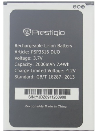Аккумулятор для Prestigio PSP3516 DUO