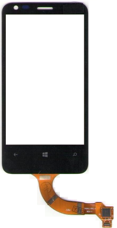 Тачскрин Nokia Lumia 620 Черный