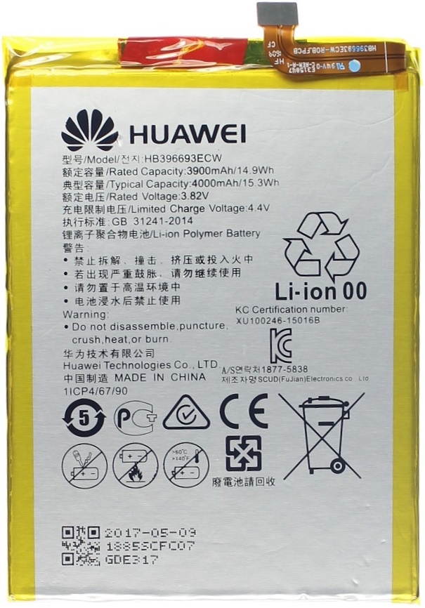 Аккумулятор Huawei Mate 8 HB396693ECW