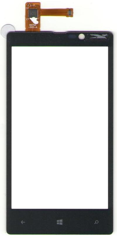 Тачскрин Nokia Lumia 820 Черный