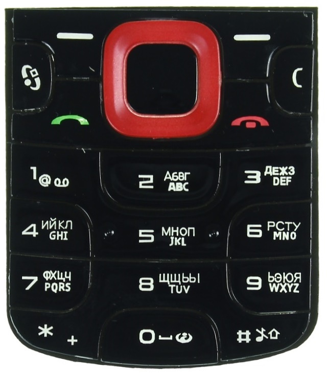 Клавиатура Nokia 5320 Черный с красным