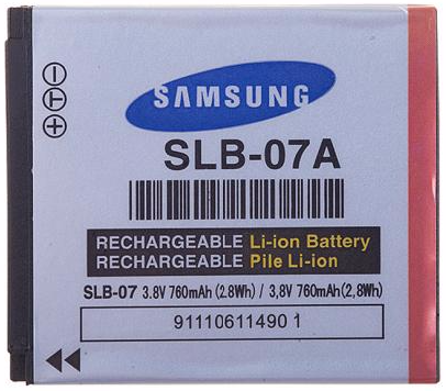 Аккумулятор Samsung PL150 SLB-07A 760mAh