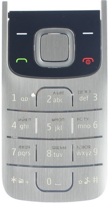 Клавиатура Nokia 2720 Серебристый