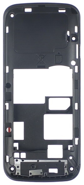 Задняя панель Alcatel OT1008X Черный
