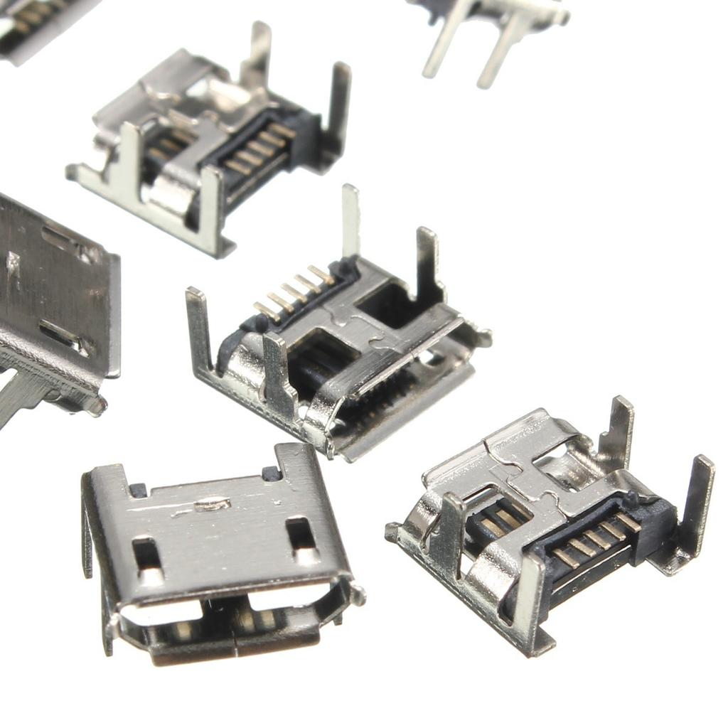 Разъём Micro USB для Мегафон Login 3T 5 штук 5 pin 