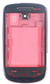Корпус Samsung S3850 Черно - розовый