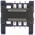 Коннектор SIM Micromax Q346