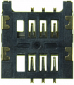 Коннектор SIM LG P700