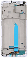 Рамка дисплея для Xiaomi Redmi 6 Белая