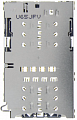 Коннектор SIM+MMC Samsung G930F/ G935F/ N930F/ A320F/ A520F