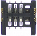 Коннектор SIM Micromax Q346