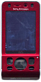 Корпус Sony Ericsson W910 Красный